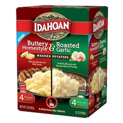 Idahoan 8 pack Buttery Homestyle & Roasted Garlic 4oz/113.4g