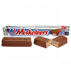 3 Musketeers Bar 2 to go bars 3.28oz/93g