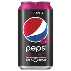 General store operation - mainly grocery: Pepsi Wild Cherry Zero Can 12oz/355ml