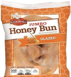 General store operation - mainly grocery: Cloverhill Jumbo Glazed Bun 4oz