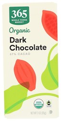 365 Whole Foods Market Organic Dark Chocolate