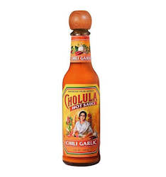 General store operation - mainly grocery: Cholula Hot Sauce Chili Garlic 5floz/150ml