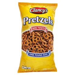 Clancys Pretzels Mini Twists 16oz/454g