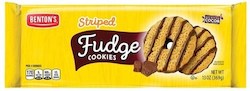 Bentons Striped Fudge Cookies 13oz/368g