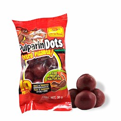 De La Rosa Pulparin Dots Extra Spicy/Picante 1.07oz/30g