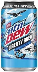 General store operation - mainly grocery: Mountain Dew Liberty Chill 12floz/355ml LIMITED EDITION