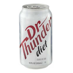 General store operation - mainly grocery: Great Value Dr Thunder Diet 12floz/355ml