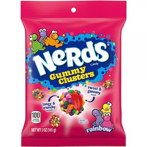 General store operation - mainly grocery: Nerds Gummy Clusters - Rainbow 5oz/141g