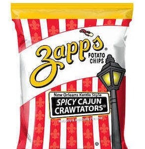 Zapps Spicy Cajun Crawtators New Orleans Kettles Chips 1oz/28.3g