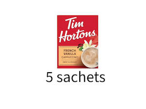 Tim Hortons French Vanilla Cappuccino 5pk