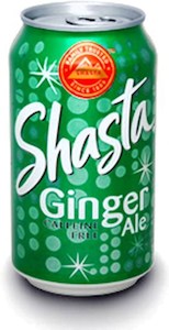 General store operation - mainly grocery: Shasta Ginger Ale 12floz/355ml