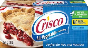 General store operation - mainly grocery: Crisco All Vegetable shortening block 16oz/454g