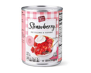 Bakers Corner Strawberry Pie Filling & Topping 21oz/595g