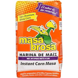 Masa Brosa Instant Corn Masa 4lb/1.8kg