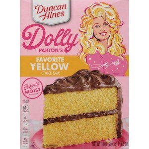 General store operation - mainly grocery: Duncan Hines Dolly Partons Favorite Yellow Cake Mix 18oz/510.3g