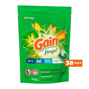 Gain Flings Laundry Pods 38 pods Original