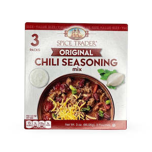 Spice Trader Original Chili Seasoning Mix 3pk 3oz/85g