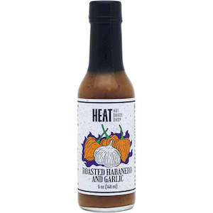 General store operation - mainly grocery: Heat Hot Sauce Shop Roasted Habanero & Garlic Hot Sauce 5floz/148ml