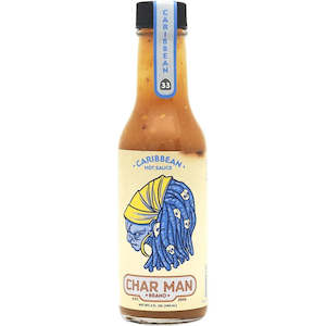 Char Man Brand Caribbean Hot Sauce 5floz/148ml