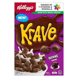 General store operation - mainly grocery: Kelloggs Krave Cereal Brownie 11.4oz