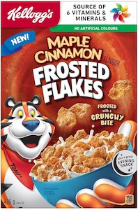 General store operation - mainly grocery: Kelloggs Frosted Flakes Maple Cinnamon 435g