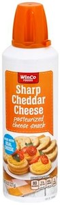 Winco Aero Pasteurized Cheese Snack - Sharp Cheddar Cheese 8oz/227g