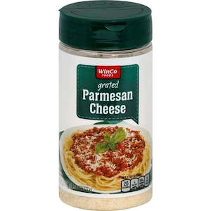 General store operation - mainly grocery: Winco Parmesan Cheese Grated 8oz/227g