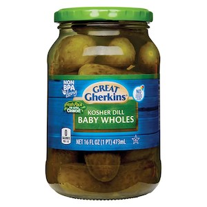 Great Gherkin Kosher Dill Baby Wholes 16floz/473ml