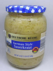 General store operation - mainly grocery: Deutsche Kuche German Style Sauerkraut 24oz/680g