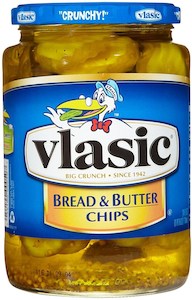 General store operation - mainly grocery: Vlasic Bread & Butter Chips 24floz/710ml (Best By 10 Apr 2023)