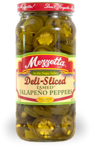 Mezzetta Deli Sliced Jalapeno Peppers - Hot 16floz/473ml