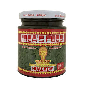 General store operation - mainly grocery: Incas Food Huacatay Black Mint Paste 7.5oz