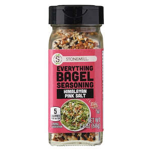 Stonemill Everything Bagel Seasoning Himalayan Pink Salt 2.4oz/68g