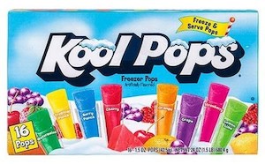 General store operation - mainly grocery: Kool Pops Original Freezer Pops 24oz/680.4g