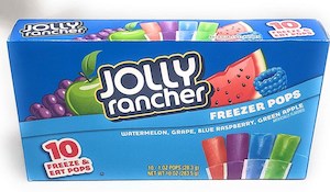 General store operation - mainly grocery: Jolly Rancher Freezer Pops 10pk 10oz/283g