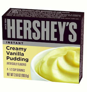 General store operation - mainly grocery: Hersheys Instant Creamy Vanilla Pudding 3.56oz/100.8g