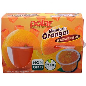 General store operation - mainly grocery: Polar Mandarin Oranges Gelatin