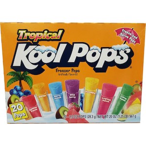 General store operation - mainly grocery: Kool Pops Freezer Pops Tropical 20ct 20oz/567g