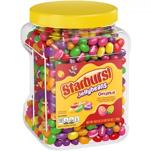 General store operation - mainly grocery: Starburst Jelly Beans Jar 54oz/1530g (Best By Apr 2025)