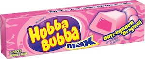 General store operation - mainly grocery: Hubba Bubba Bubble Gum Max Original 5piece