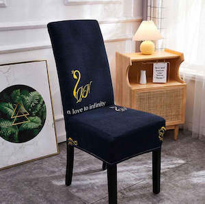 Dining Chair Covers Washable Knit Stretch Removable Chair Slipcovers