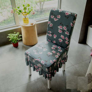 Dining Chair Covers Washable Knit Stretch Removable Chair Slipcovers