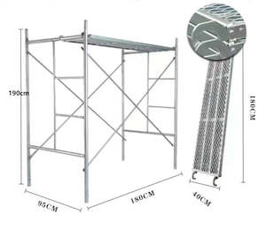 Heavy Duty Scaffolding H Frame Cross Brace Joint Pin Platform