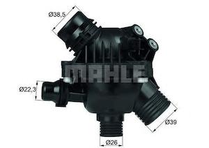 BMW Thermostat and Housing Engine Coolant Water