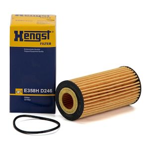 Genuine Hengst Audi Porsche VW Engine Oil Filter and Seal Kit BULK BUY x10