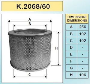 Industrial machinery or equipment wholesaling: FILTA 60 Micron S/SC26240