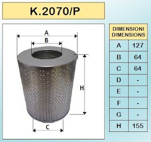 FILTA Polyester Element