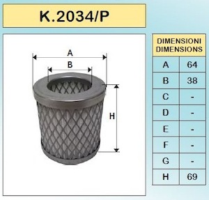 FILTA 5 Micron Polyester Elem