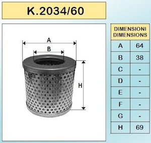 FILTA 60 Micron S/S Mann C75