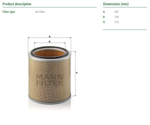 C26315/4 Mann Filter